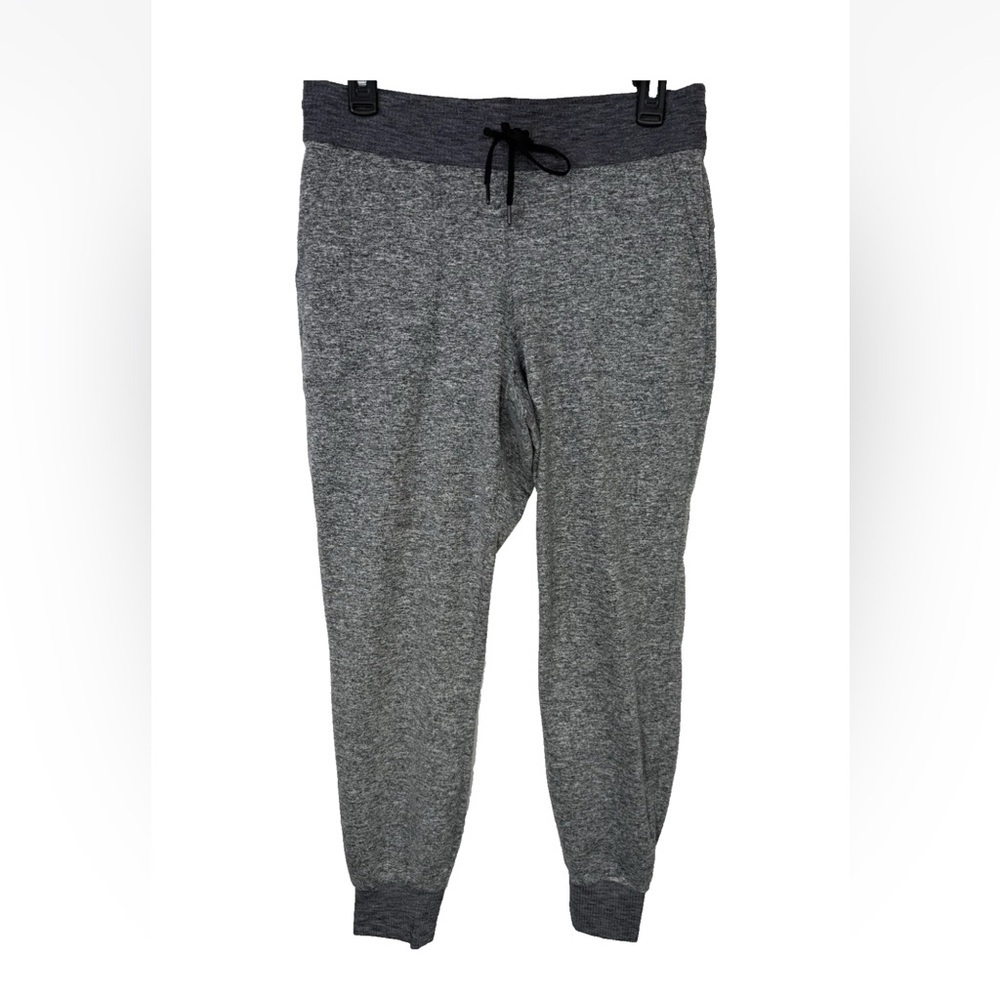 Athleta Flux Jogger Pants Women’s Size Small Gray Heather Style 77306 Drawstring